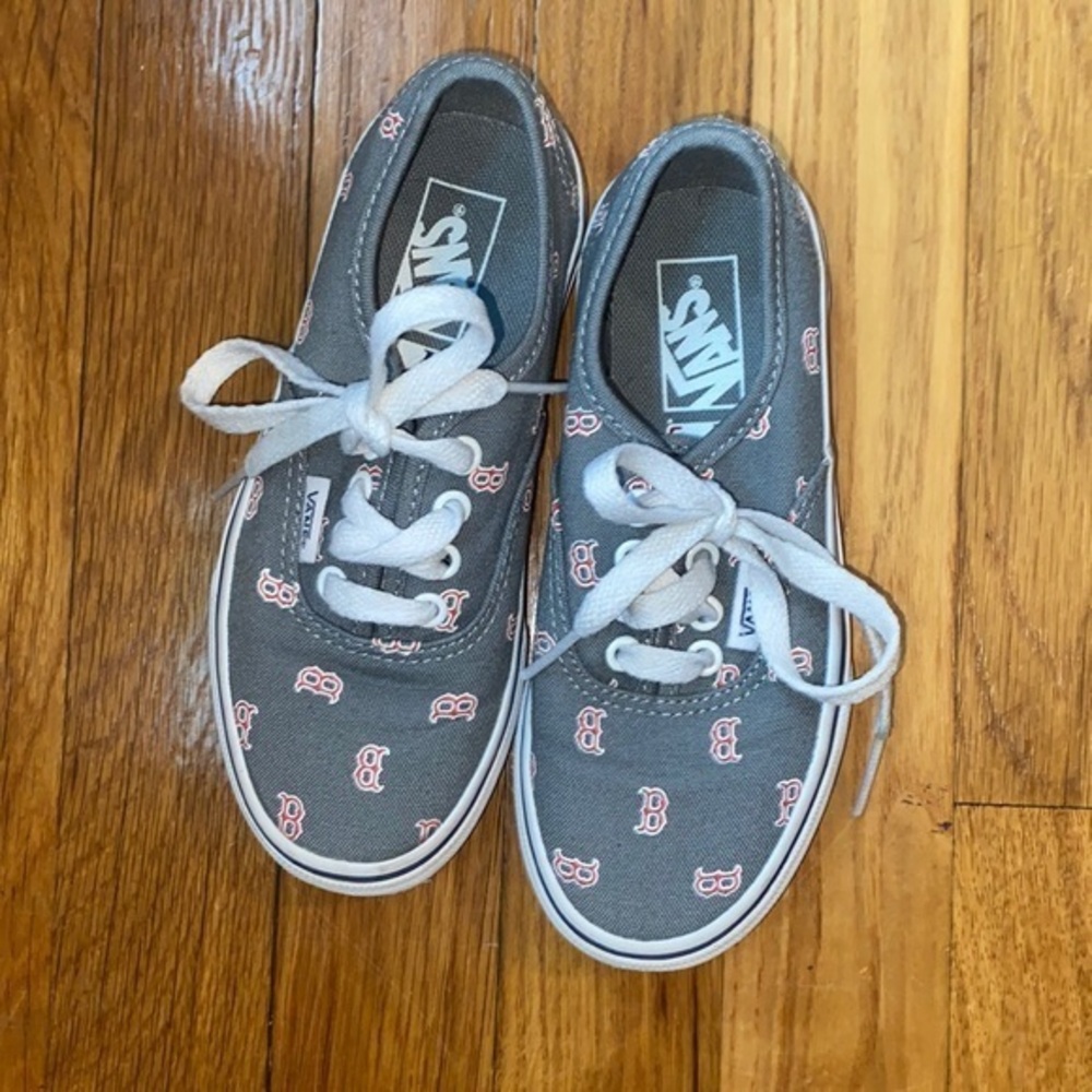 Boston RED SOX MLB toddler VANS super clean EUC 12.5.